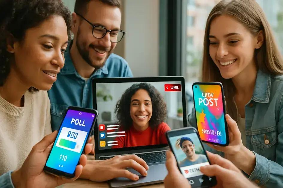 formas criativas de engajamento com o público nas redes sociais